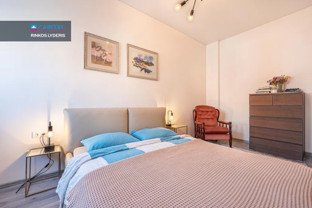 Chambres - 2-Bedroom Apartment with Balcony in Klaipėda Centre