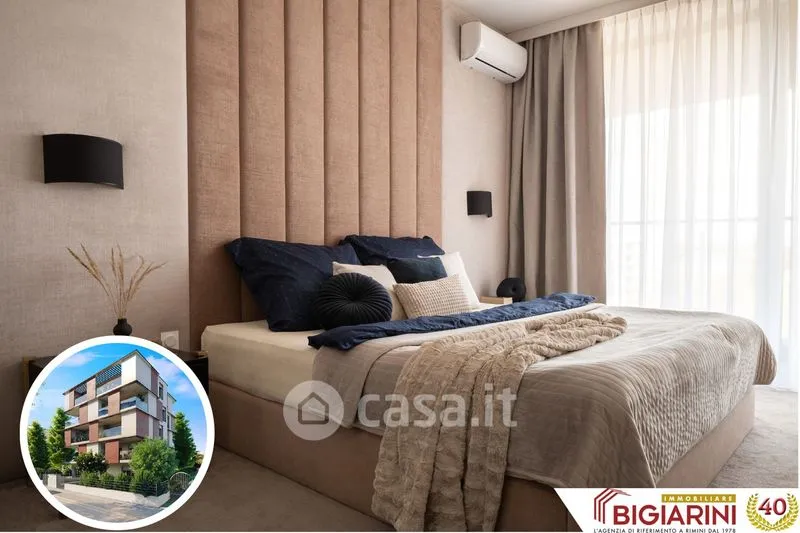 Chambres - Trilocale with Balcony in Rimini