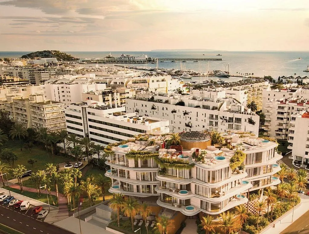 Õhuvaade - Luxury Apartment with Pool in Marina Botafoch, Ibiza