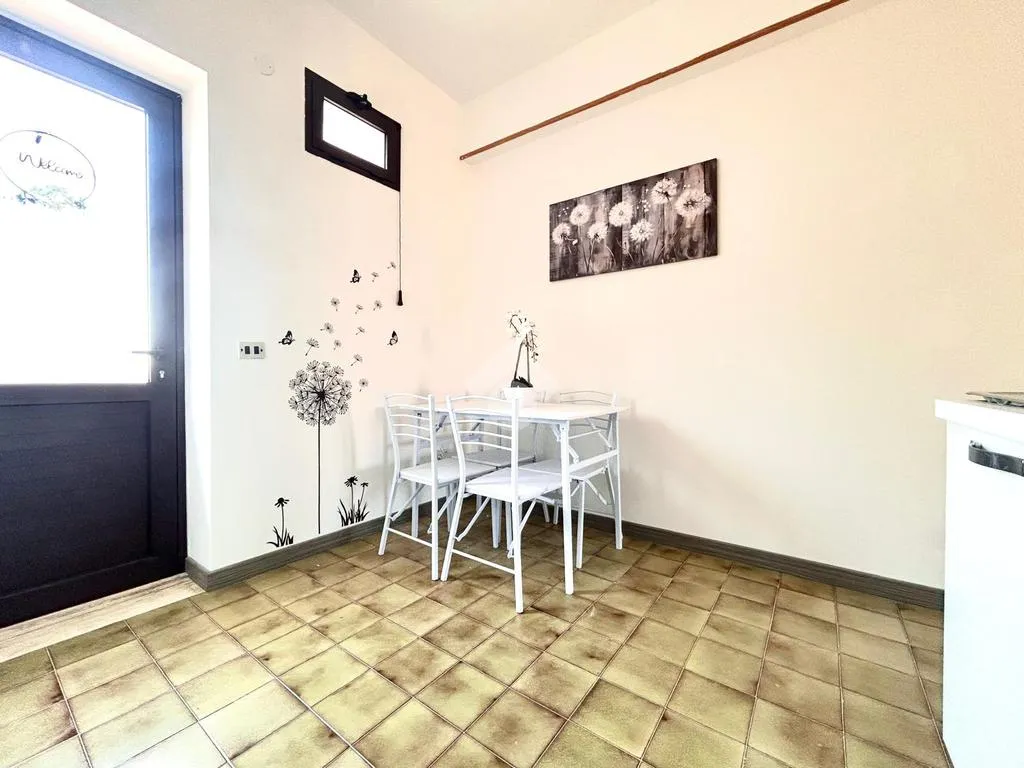 Söögituba - First Floor Apartment with Terrace in Scalea