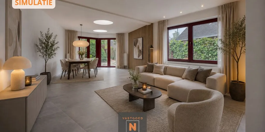 Soggiorno - Semi-Open House with Garden in Smeermaas, Lanaken