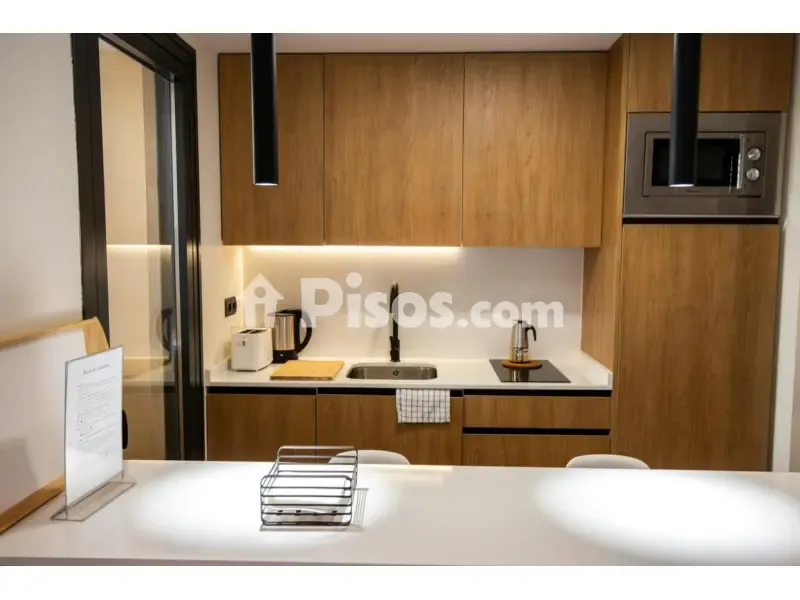 Cuisine - 1-Bedroom Apartment with Kitchen in Almendrales, Madrid
