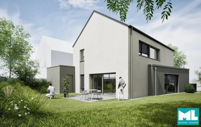 Jumelé House with Terrace in Hellange