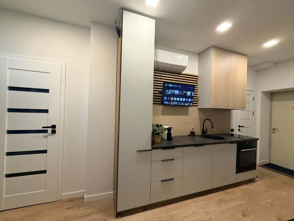Cuisine - Renovated 2-Bedroom Flat in Vilnius