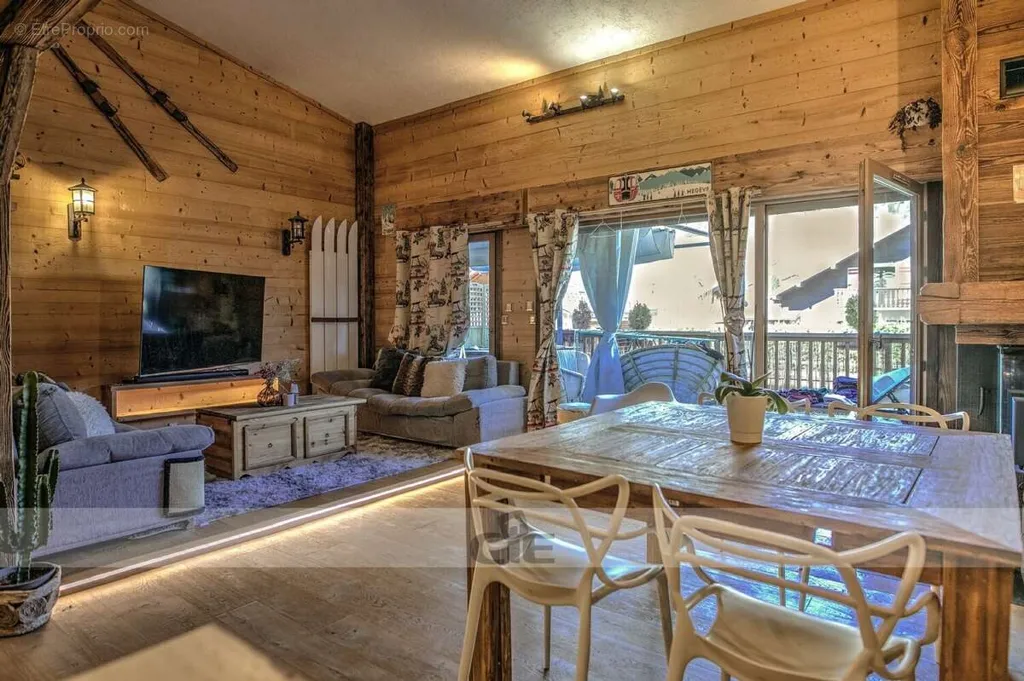 Salle à manger - Loft Duplex Rénové à Megeve