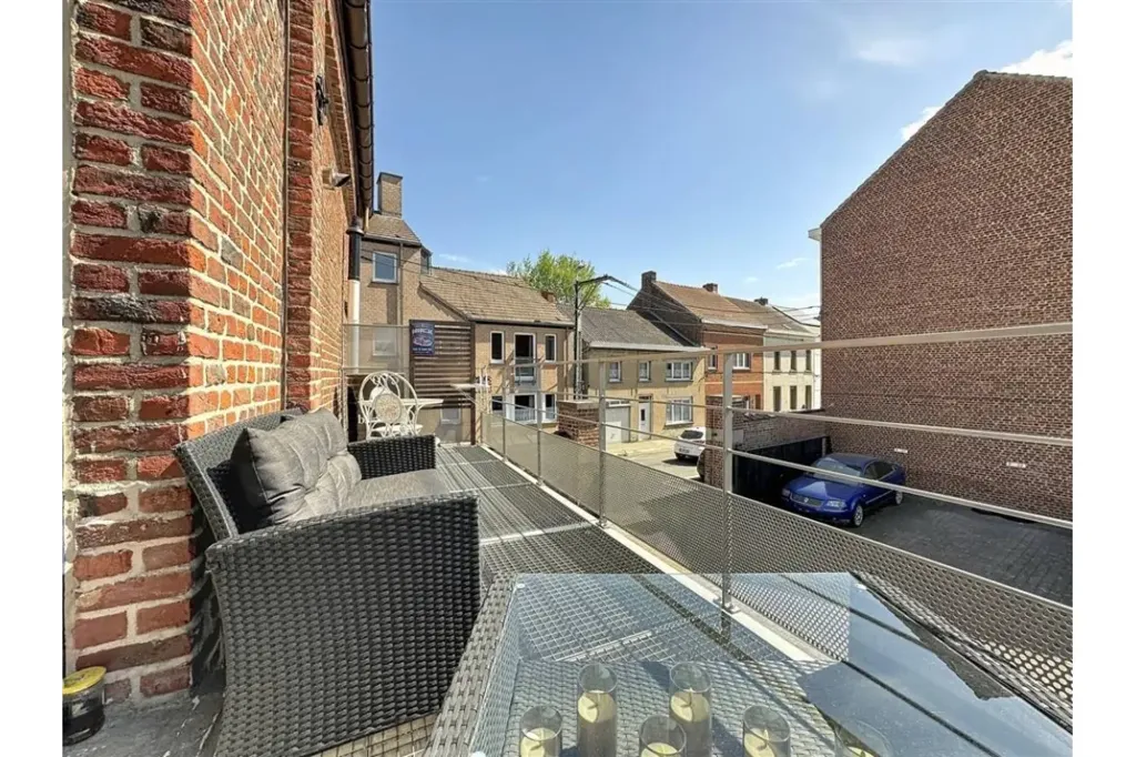 Balcony - Duplex with South-Facing Terrace in Tubize