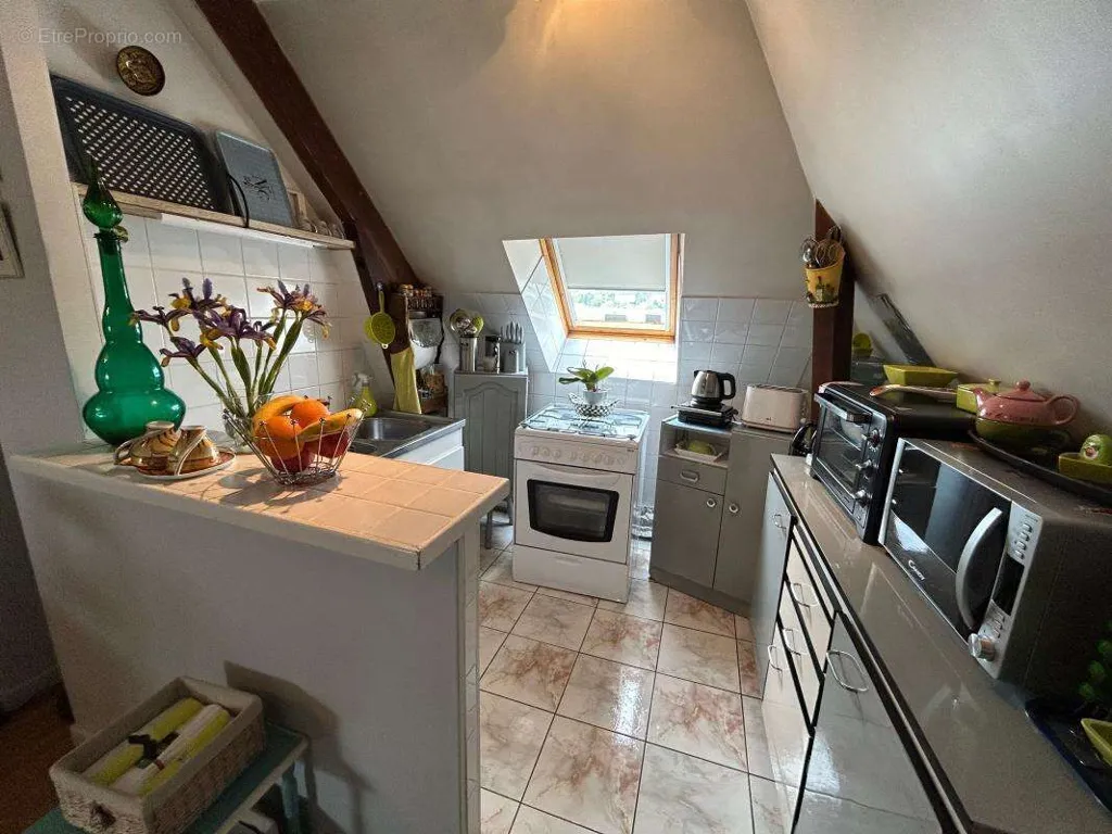 Cuisine - Pentahouse avec Vue sur Jardin à Margny-lès-Compiègne