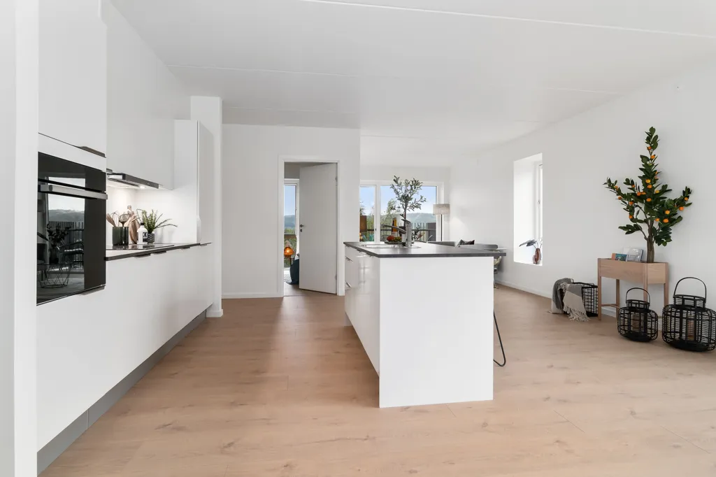 Cuisine - Modern Flat with Balcony in Western Silkeborg