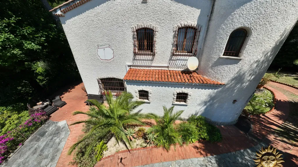 Vue aérienne - Villa with Sea View in Bordighera