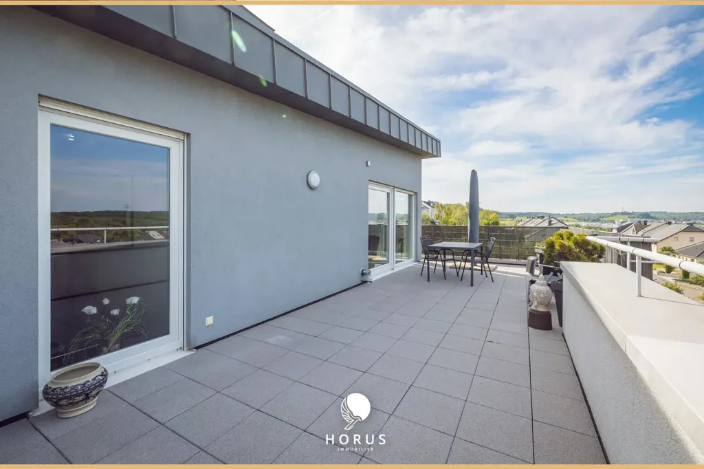 Terrace - Penthouse with Panoramic View in Soleuvre