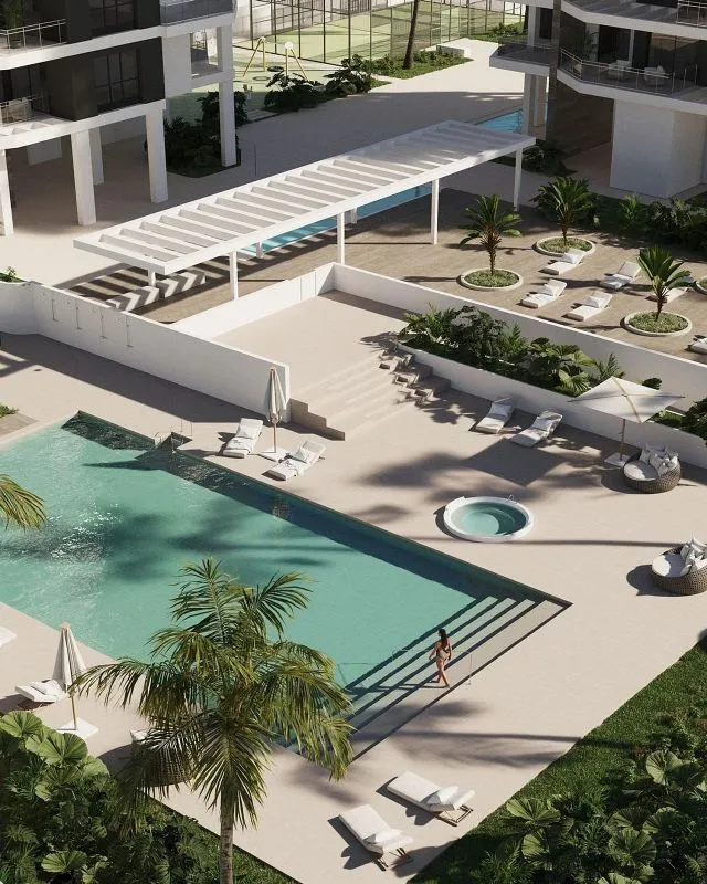 Vue aérienne - Newly Built Apartments with Sea View in Calpe