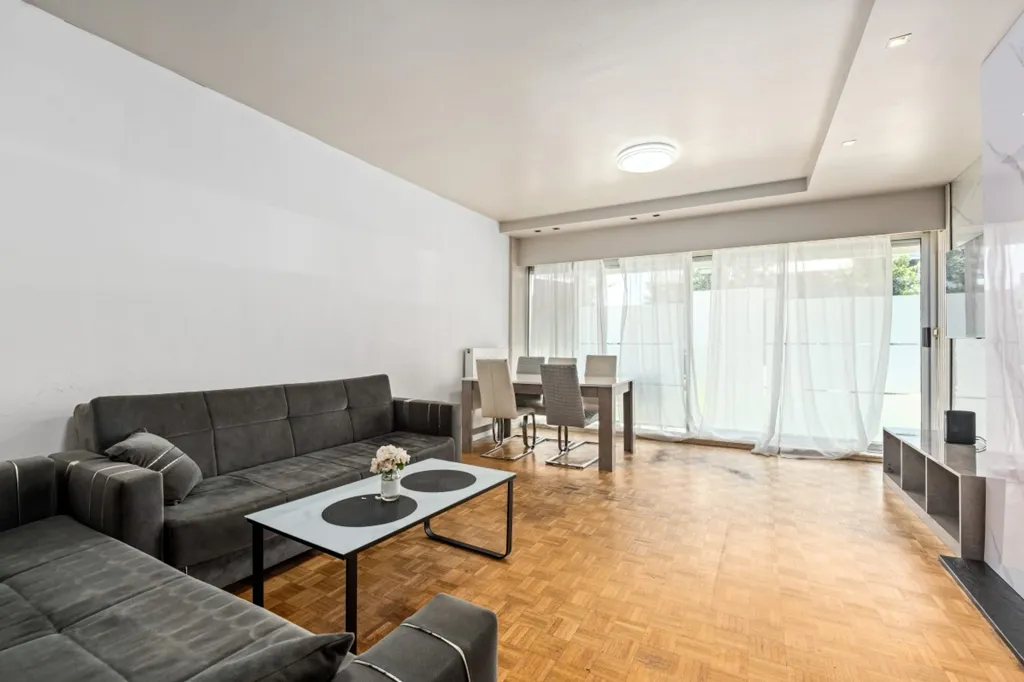 Living Room - Central Apartment with Private Parking in Beveren