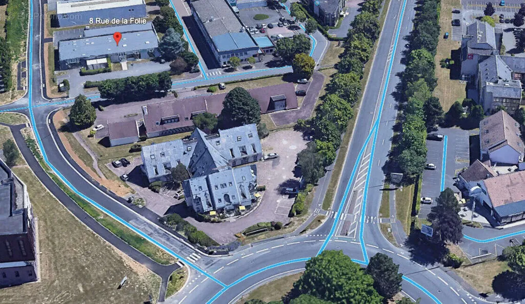 Õhuvaade - Commercial Premises with Long-Term Lease in Caen