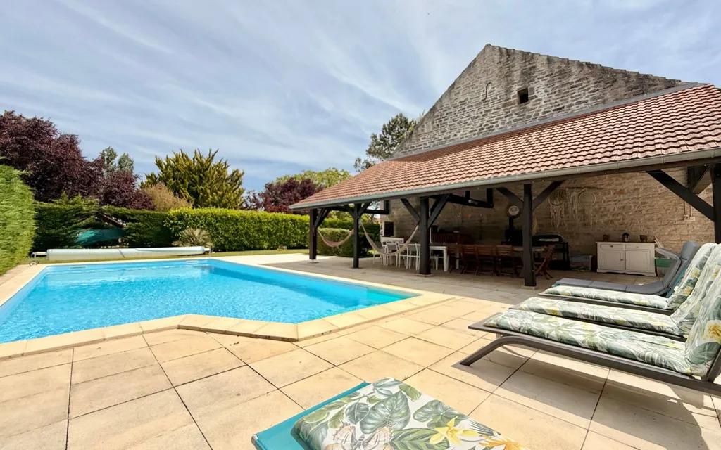 Bassein - Stone House with Pool and Barn in Countryside