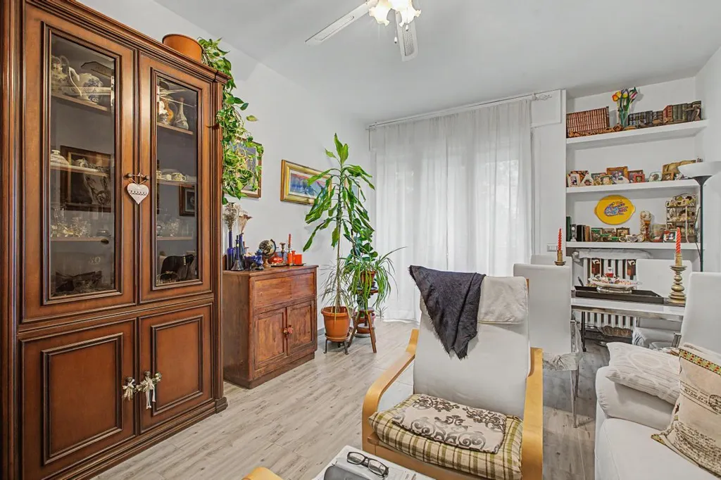 Living Room - Rear-Accessed Apartment with Parking in Milan