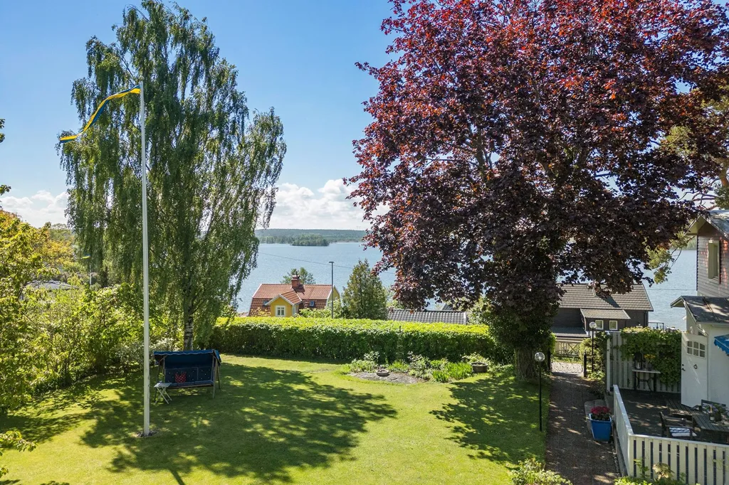 Garden - Villa with Lake View in Stenhamra