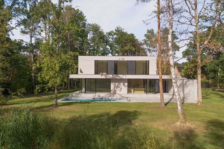Exterior - Modern Villa with Pool in Keerbergen