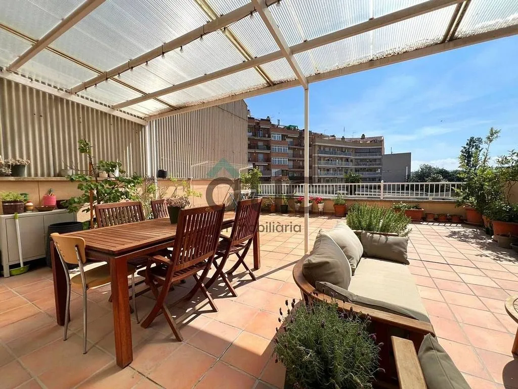Terrace - Ground Floor Flat with Terrace in Manresa