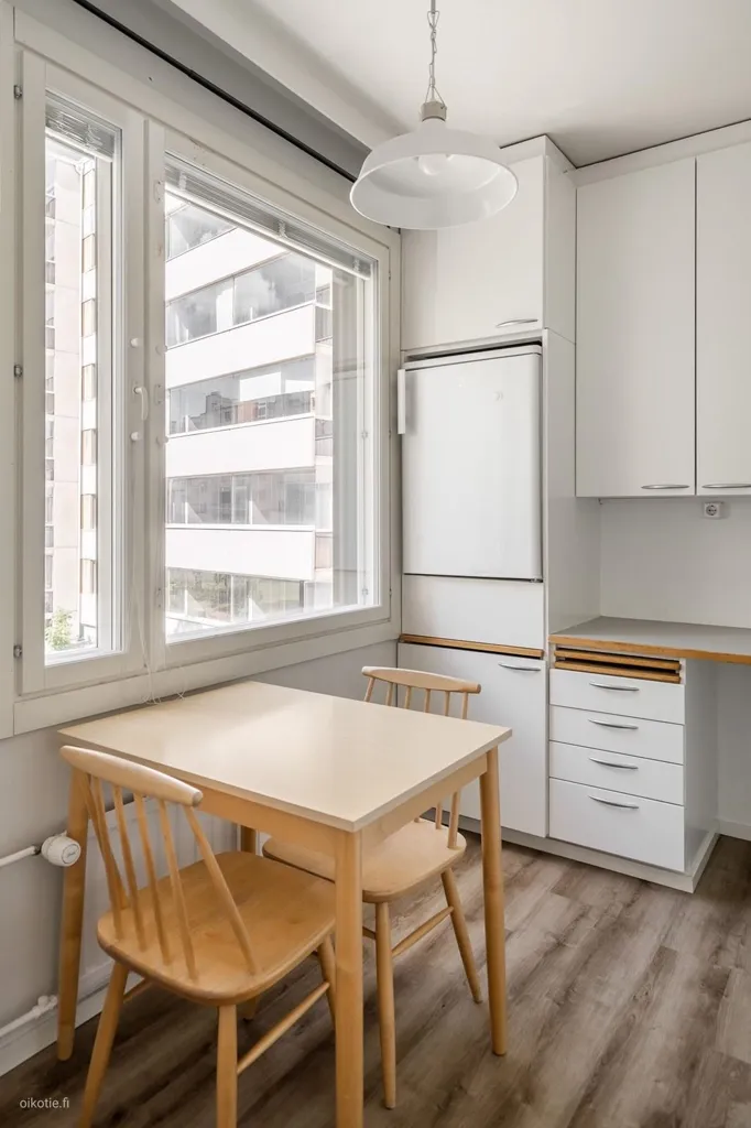 Dining Room - Apartment with Balcony in Kupittaa, Turku