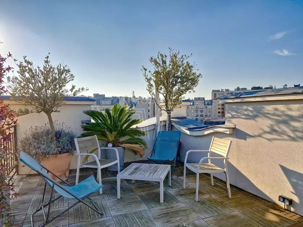 Terrasse - Appartement 2 pièces à Paris 16ème