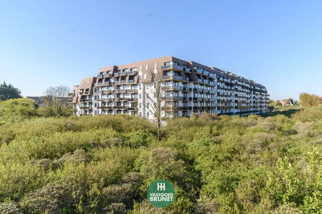 Vue aérienne - Studio Rénové avec Vue sur la Nature à Koksijde