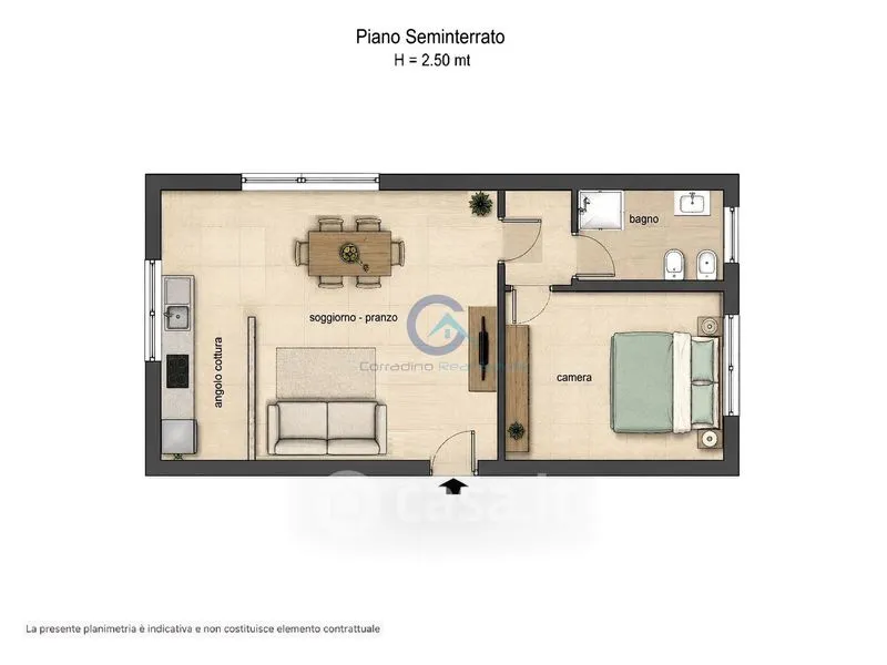 Plan - Apartment with Sea View in Catanzaro Lido