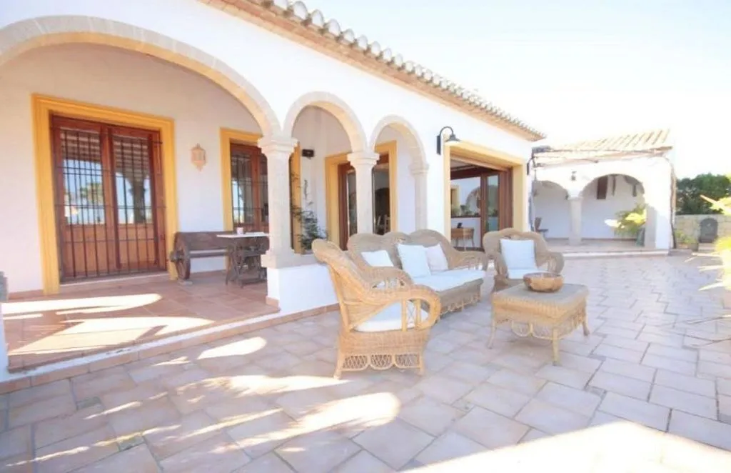 Terrasse - Semi-Detached House with Pool in Benitachell