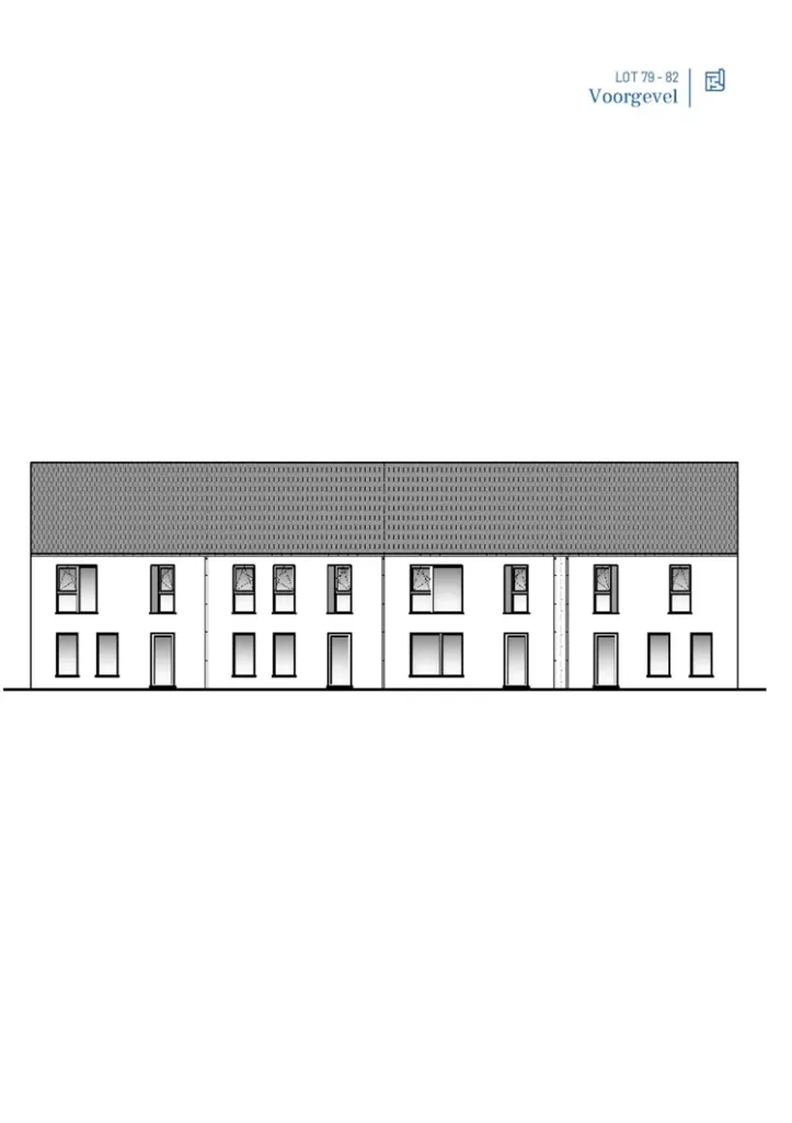 Plan - Nouvelle Maison Moderne avec AFWERKING sur Mesure à Stekene
