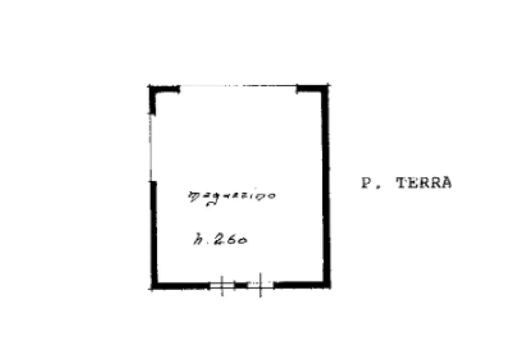 Plan - Commercial Complex with Restaurant in Artegna