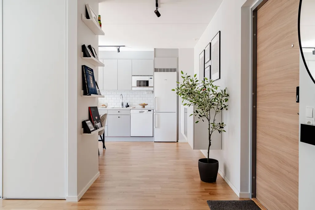 Hallway - Modern Flat with Balcony in Mariastaden, Helsingborg