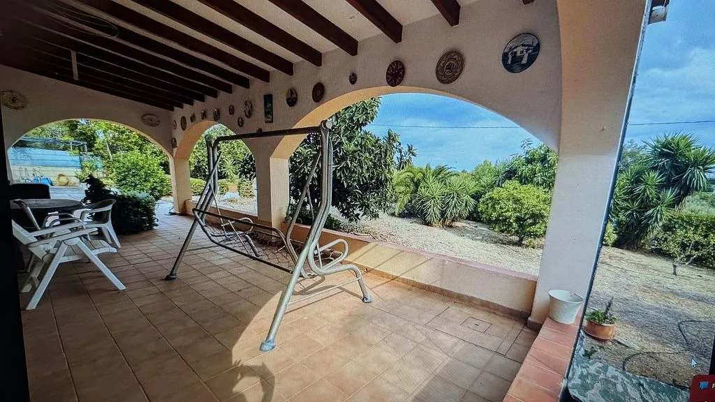 Terrass - Rustic House with Pool in Reis Catòlics