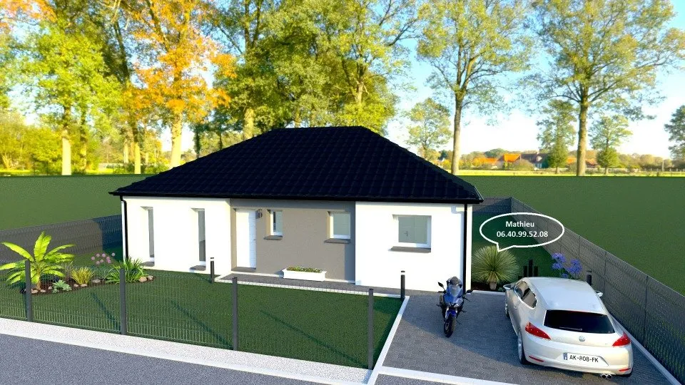 New 4-Bedroom House with Garden in Bertry
