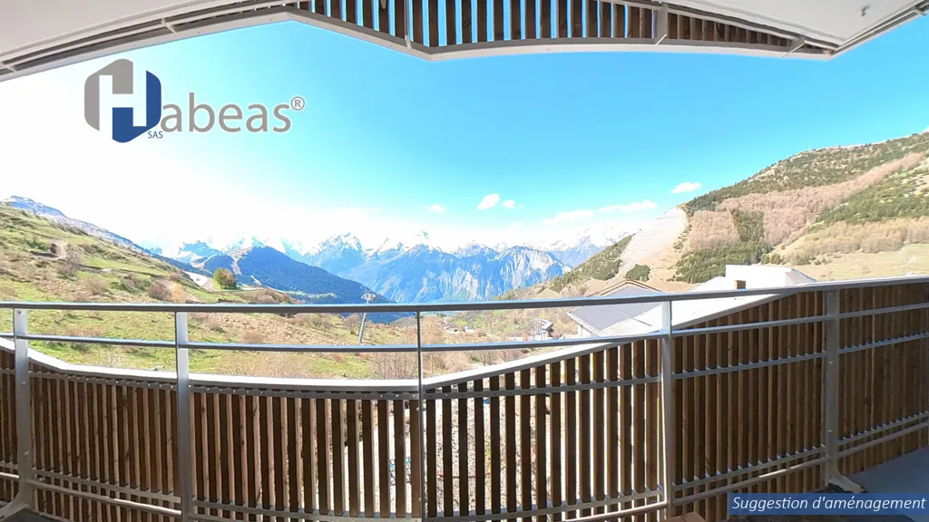 Balcone - Apartment with Balcony and Ski Locker in Alpe d'Huez