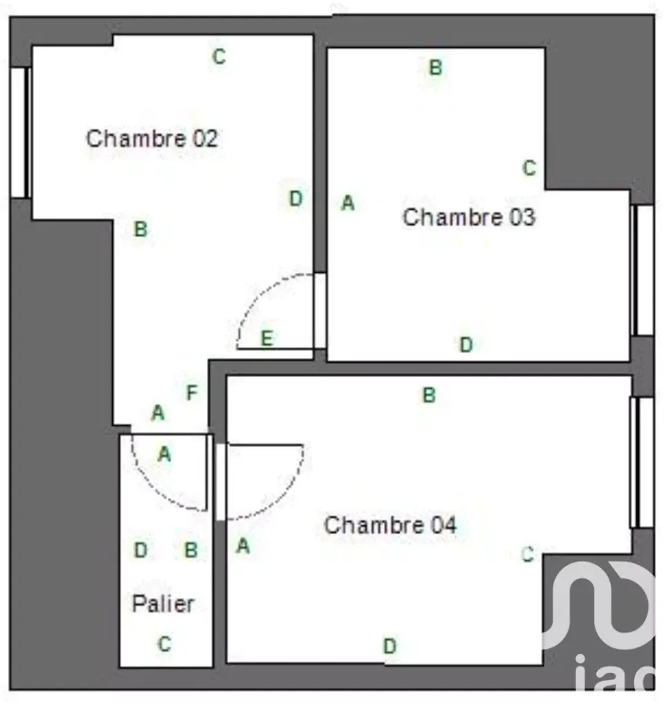 Floor Plan - Charming House with Courtyard in Missillac