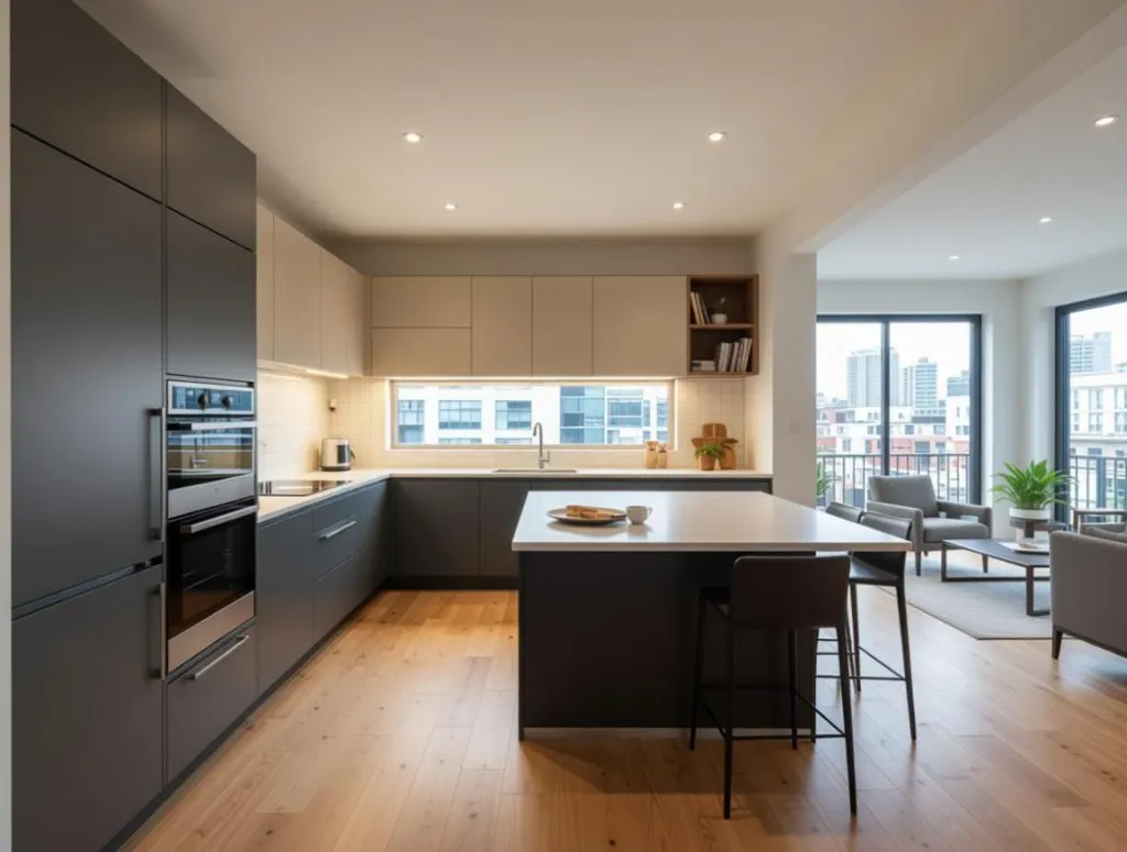 Cucina - T3 Apartment with South-West View in Vallespir