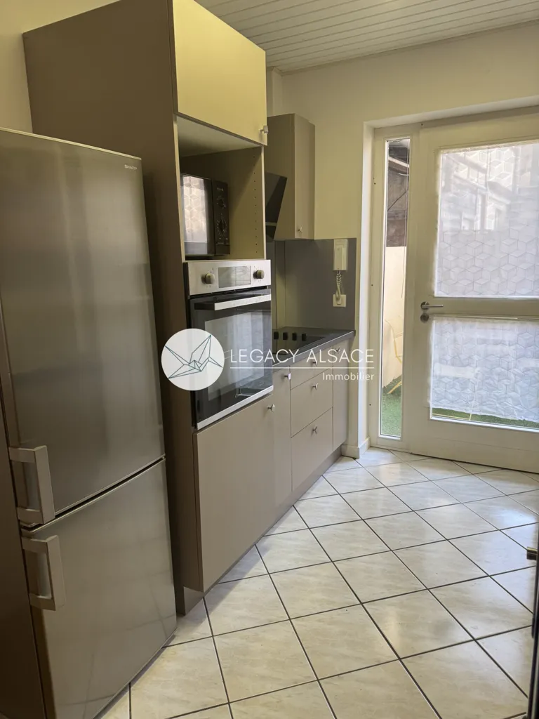 Cuisine - Appartement avec terrasse et entrée privée à Neudorf