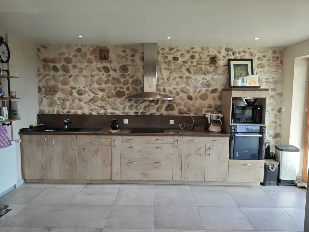 Cuisine - Maison au Calme avec Vue sur le Vercors à Vinay