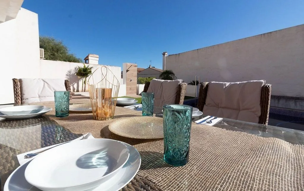 Terrasse - Chalet with Pool in Turís