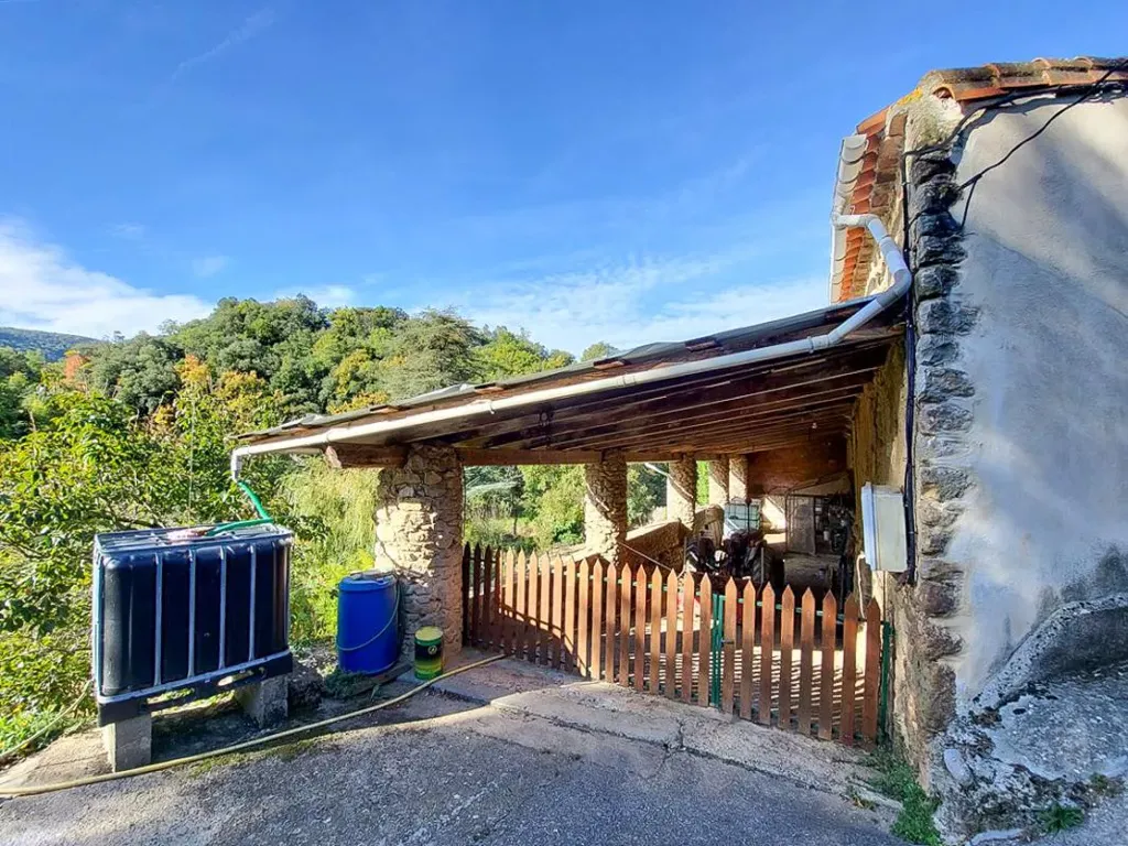 Terrasse - Propriété Agricole avec Maison à Lauquet, Occitanie