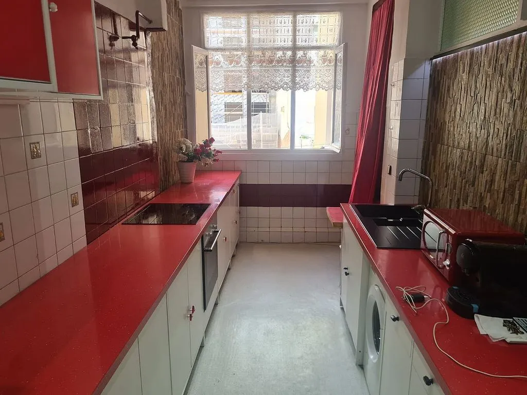 Köök - Furnished Flat with Air Conditioning in Chamberí