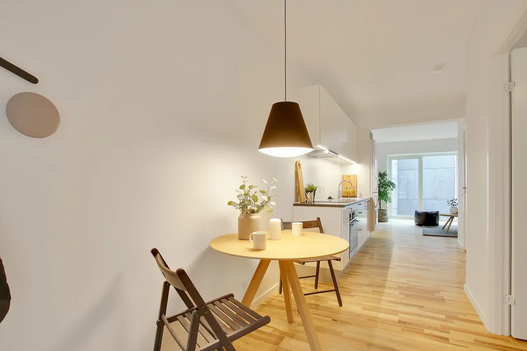 Salle à manger - Apartment with French Balcony in Aalborg