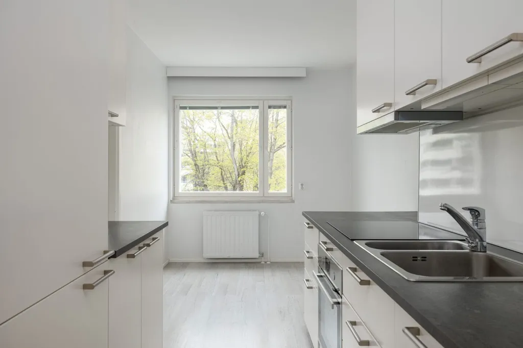 Köök - Modernised Apartment with City Centre Views in Lahti