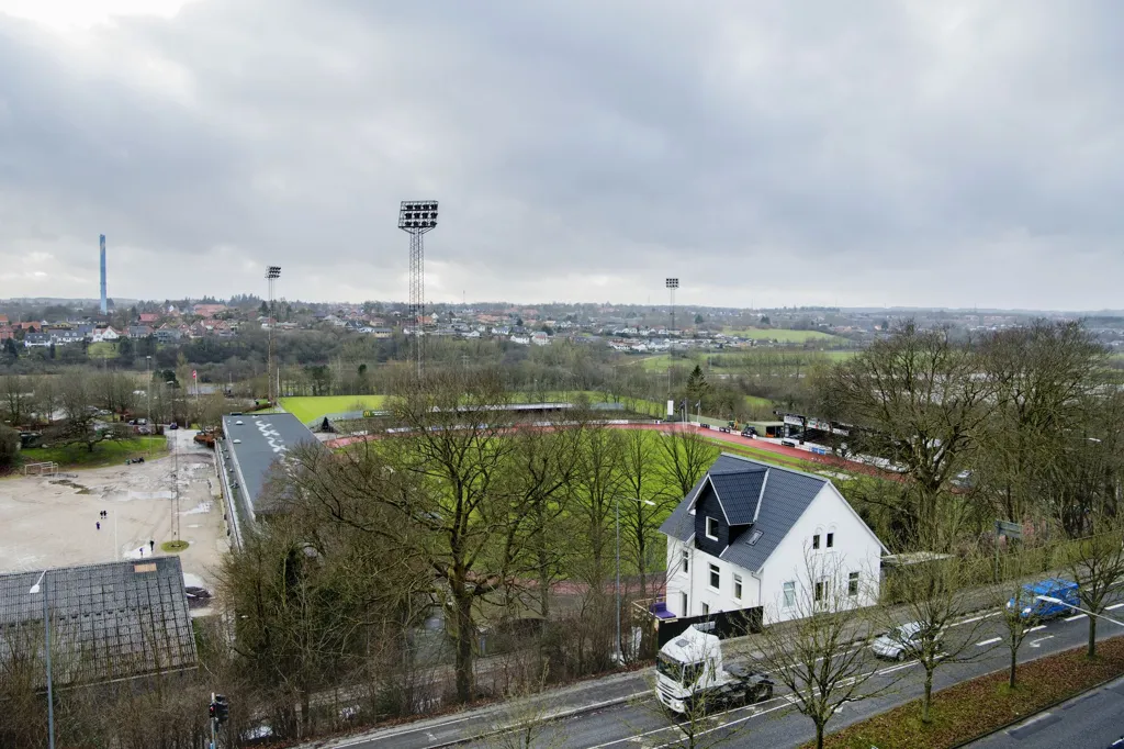 Õhuvaade - 3-Bedroom Flat with South View in Kolding