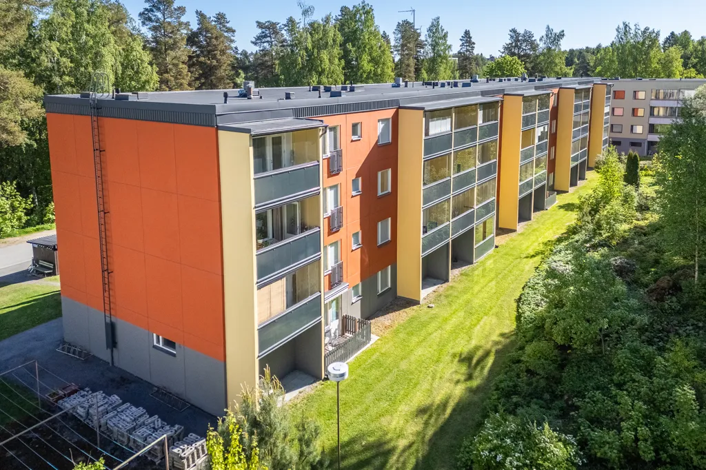 Vue aérienne - Spacious Apartment with South Balcony in Valkeakoski