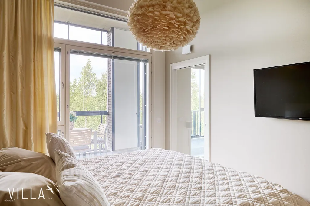 Camere da letto - Modern Apartment with West-Facing Balcony in Vuores