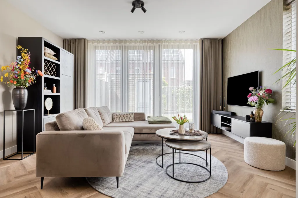 Séjour - Energetically Efficient Corner House with Garden in De Run