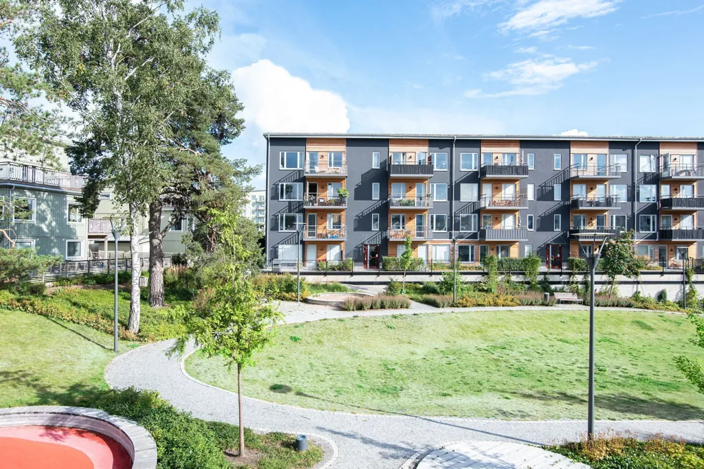 Õhuvaade - Apartment with Balcony in Ursvik, Sundbyberg