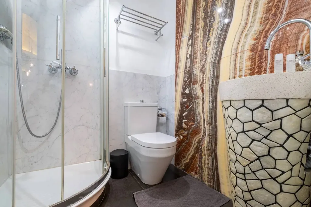Salles de bain - Apartment with Sauna in Central Rome