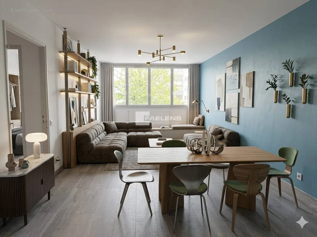 Salle à manger - Appartement T3 avec Parking à Lille Vauban