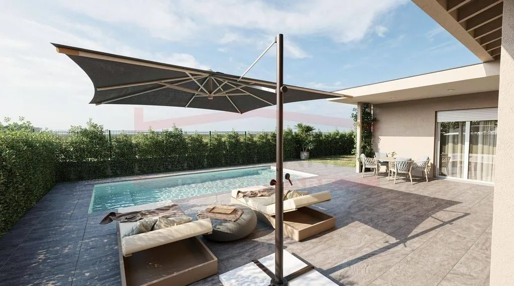 Piscine - Contemporary Villa with Pool in Monzambano